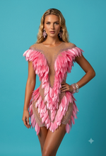 Load image into Gallery viewer, Ana Sequins Mesh Dress
