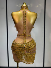 Load image into Gallery viewer, Hottie Rhinestone Mini Dress
