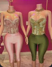 Load image into Gallery viewer, Lovely Corset Capris Set
